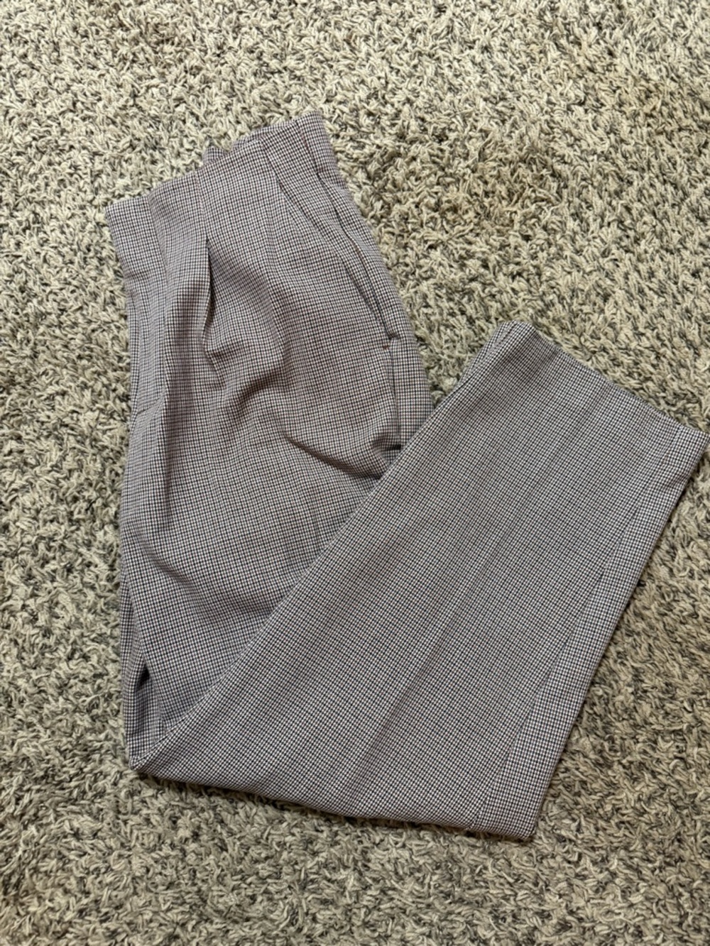 a new day Women's Micro-Check Trousers